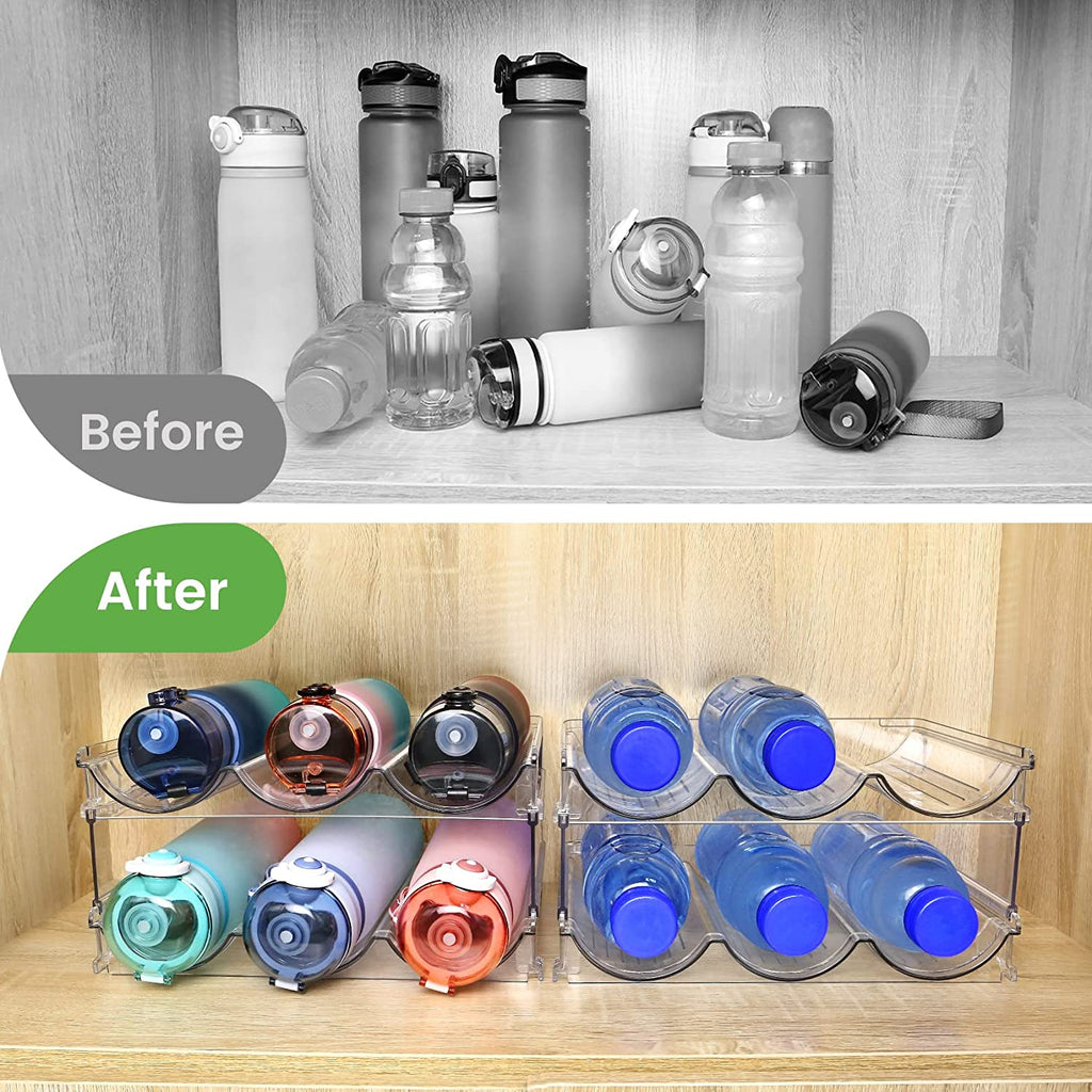 Water bottle sorter.
