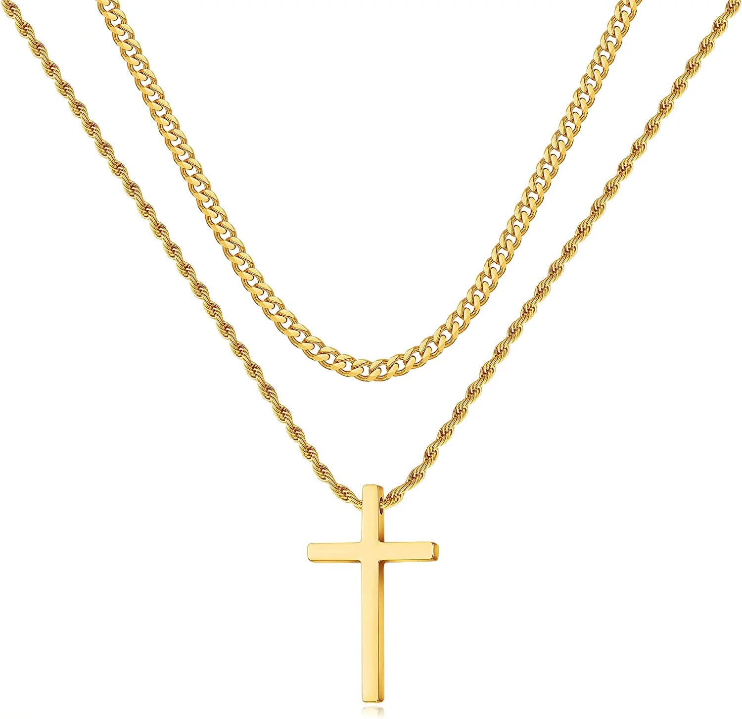 16-26 inch gold chain for mens/womans