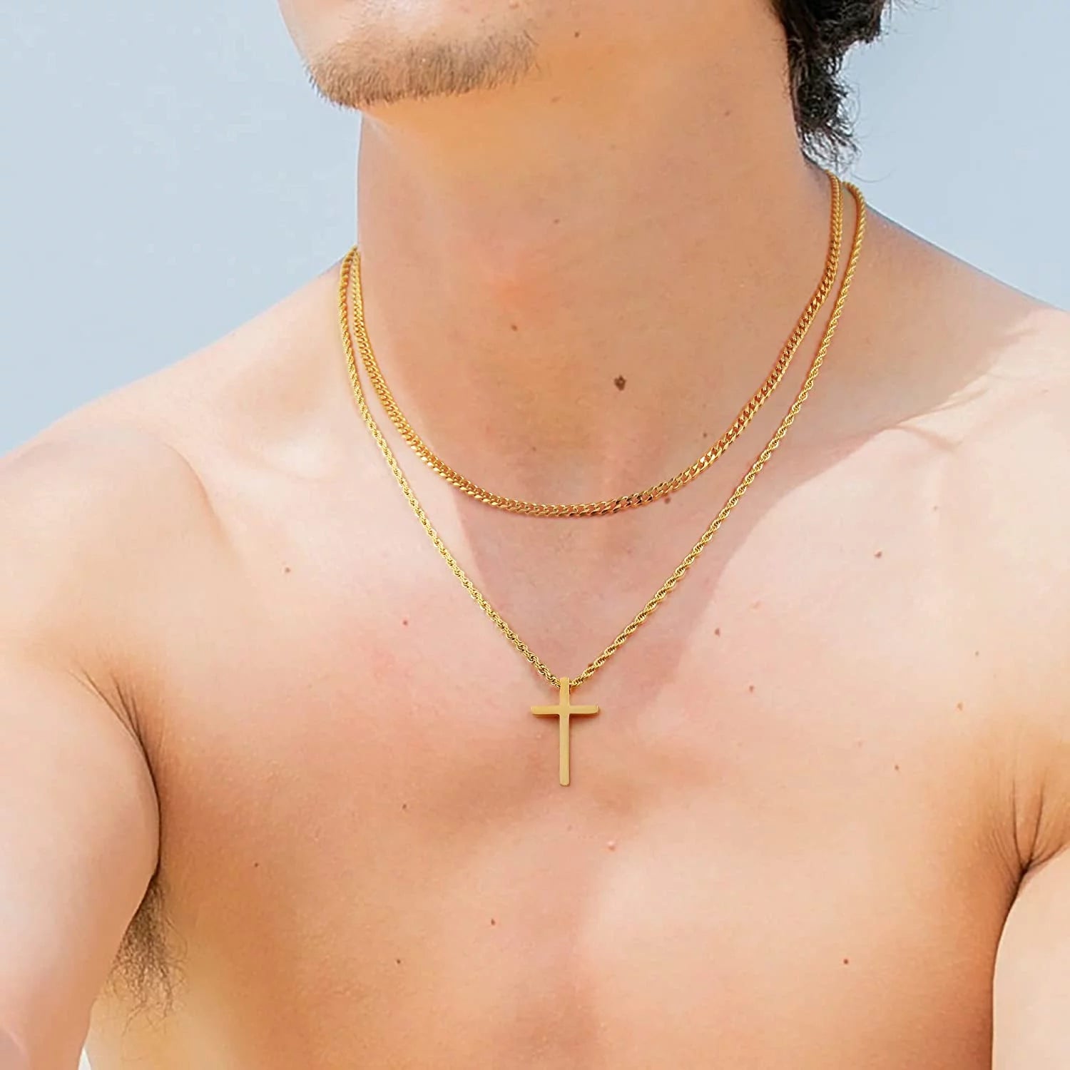 16-26 inch gold chain for mens/womans
