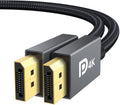 Displayport Cable 6FT/2 Pack, Nylon DP to DP Cord for Gaming Monitor