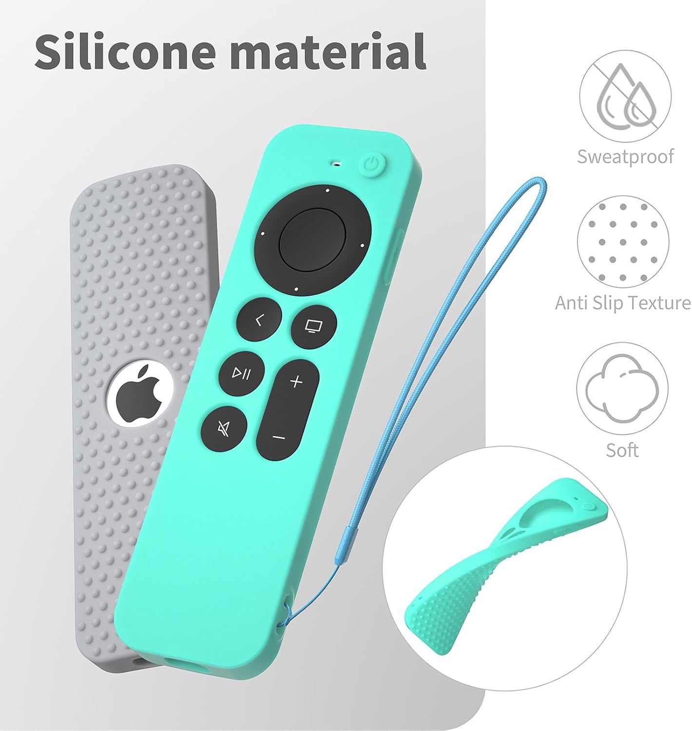 Silicone Apple TV remote Cover  |  More comfortable