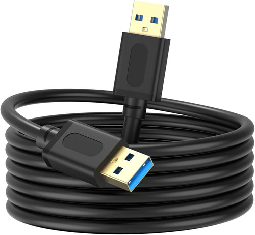 25ft Extra-Long USB 3.0 Male to Male Cable - Gold-Plated Connectors