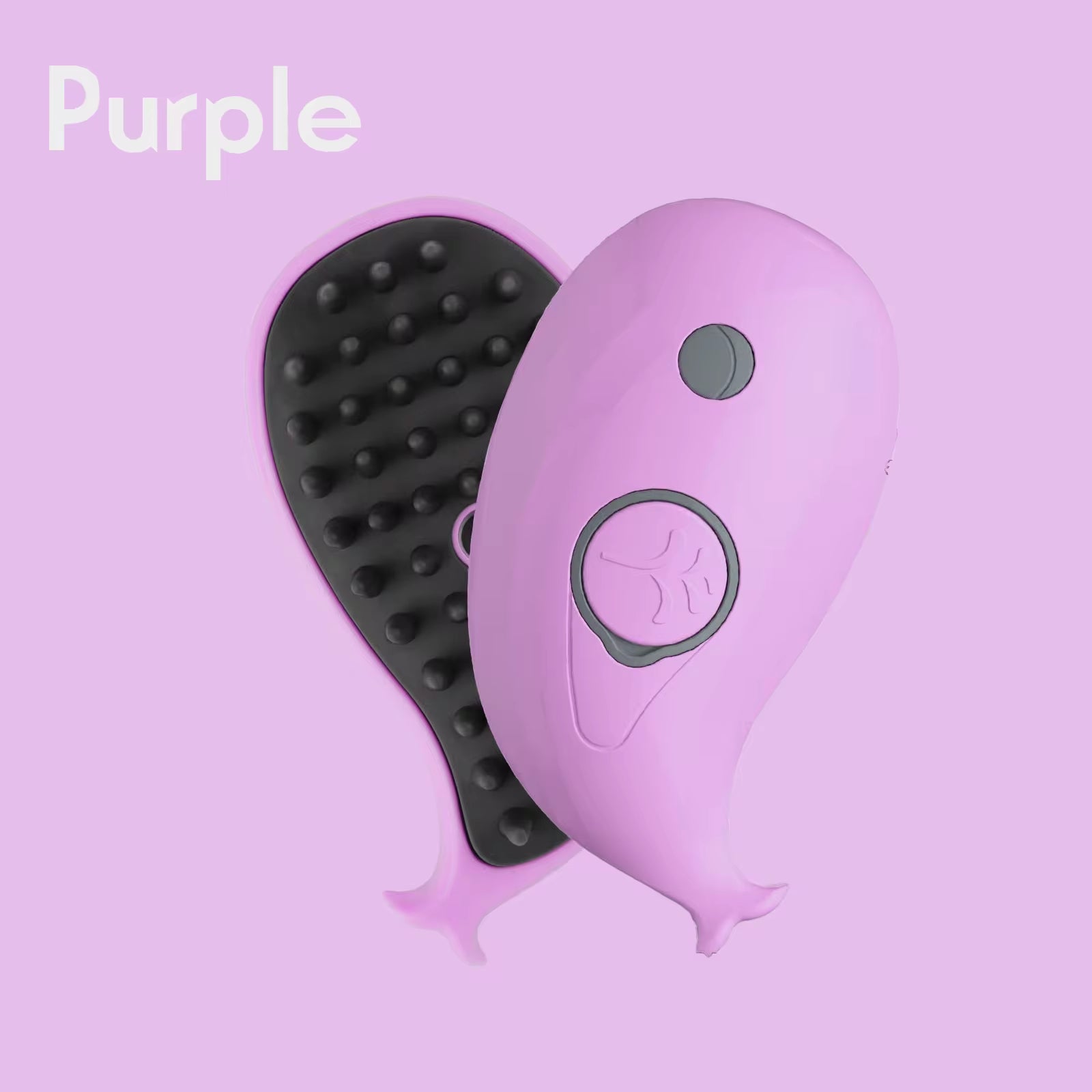 Steaming cat brush. Easy hair removal with massage like texture and feel.
