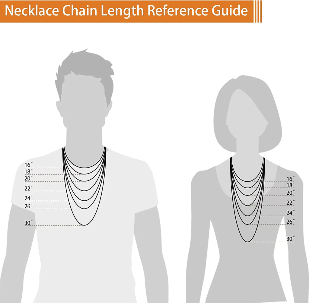 16-26 inch gold chain for mens/womans