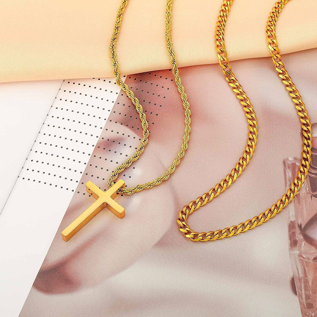 16-26 inch gold chain for mens/womans